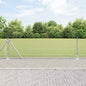 JUNG Vida Zaunpfosten Silber 100 x 0,5 m (12 x 12 mm Maschen) Stahl