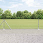 JUNG Vida Zaunpfosten Silber 100 x 0,6 m (19 x 19 mm Netz) Stahl