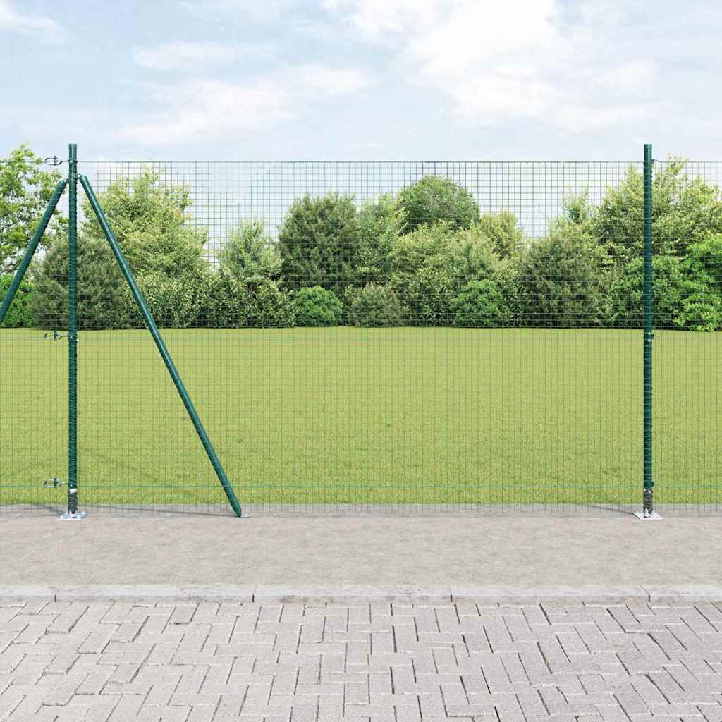 JUNG Vida Zaunpfosten Grün 10 x 1,6 m (25 x 25 mm Maschenweite)