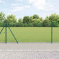 JUNG Vida Zaunpfosten Grün 50 x 1 m (19 x 19 mm Maschen) Stahl und PVC