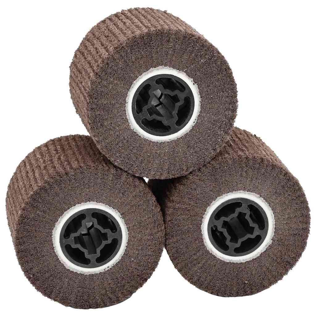 JUNG Vida Schleifrollen 3 pcs Braun 12 x 12 x 10 cm Synthetische Faser