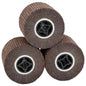 JUNG Vida Schleifrollen 3 pcs Braun 12 x 12 x 10 cm Synthetische Faser