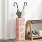 JUNG Vida Sonnenschirmhalter mit Speicher Rosa 15,5 x 15,5 x 49 cm Metall
