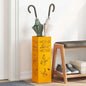 JUNG Vida Sonnenschirmhalter mit Speicher Senf 15,5 x 15,5 x 49 cm Metall