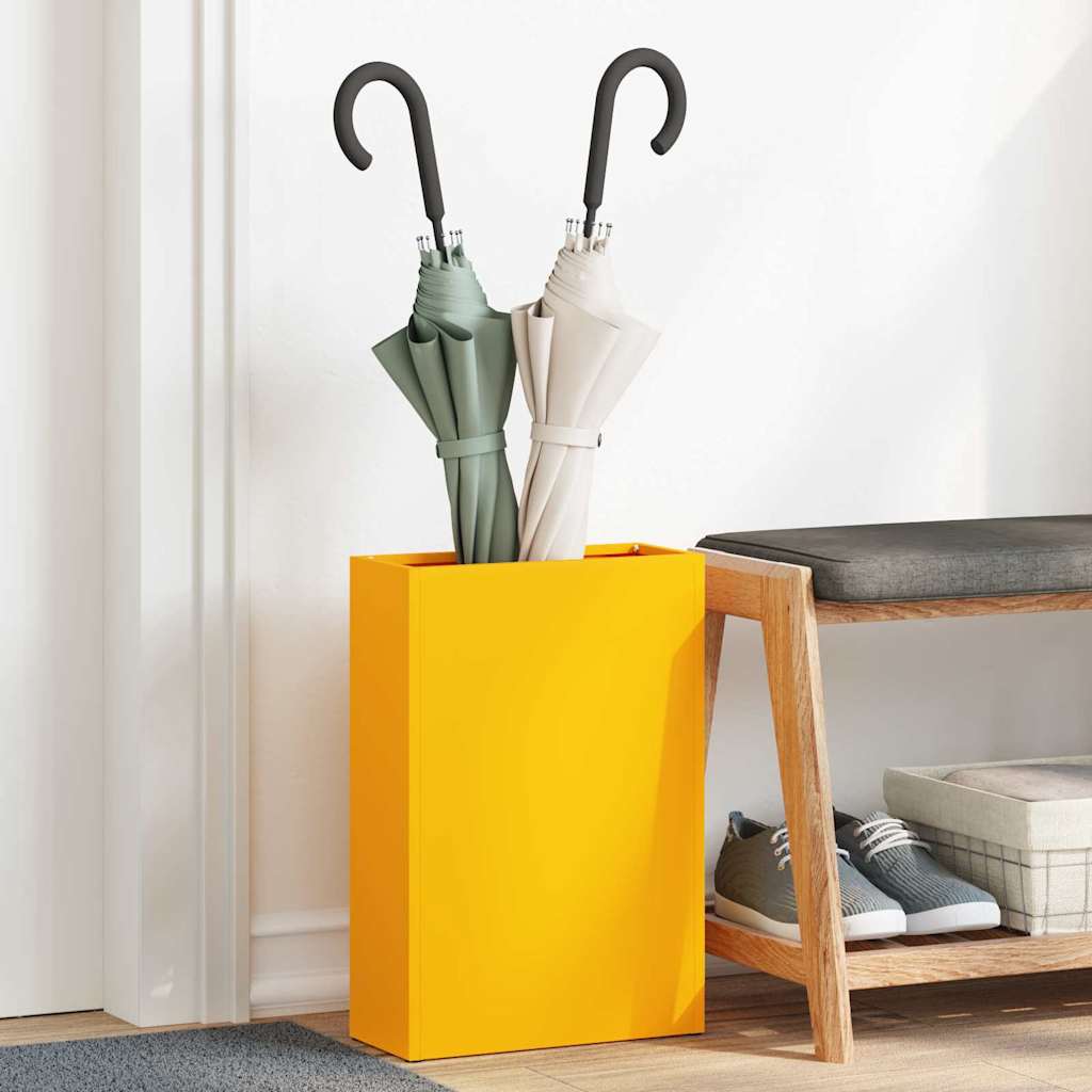JUNG Vida Sonnenschirmhalter Senfgelb 28 x 12 x 41 cm Stahl