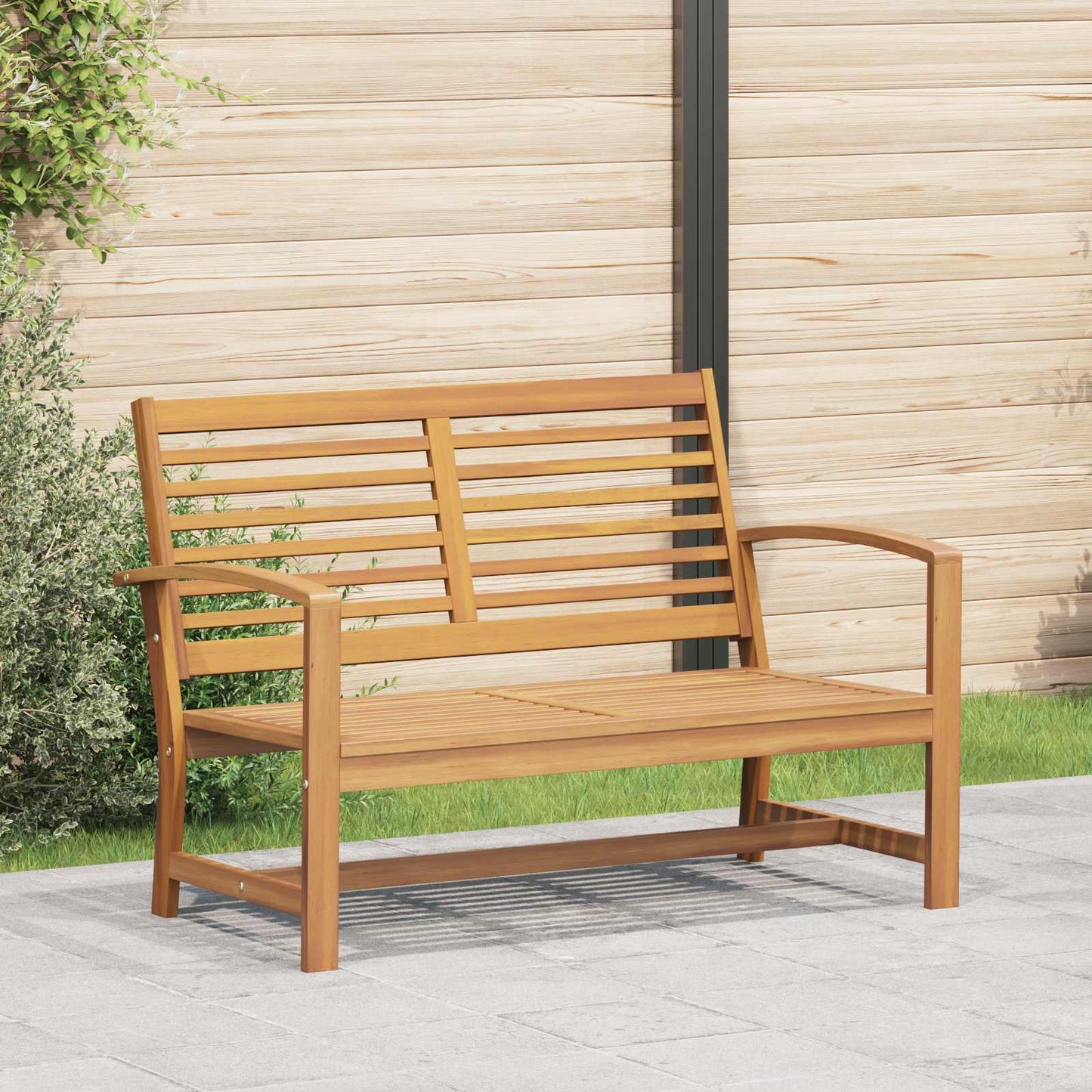 JUNG Vida Bank Braun 110 x 65 x 76,5 cm Massivholz Teak
