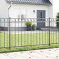 JUNG Vida Zaunelement Grau 170 x 130 cm Stahl