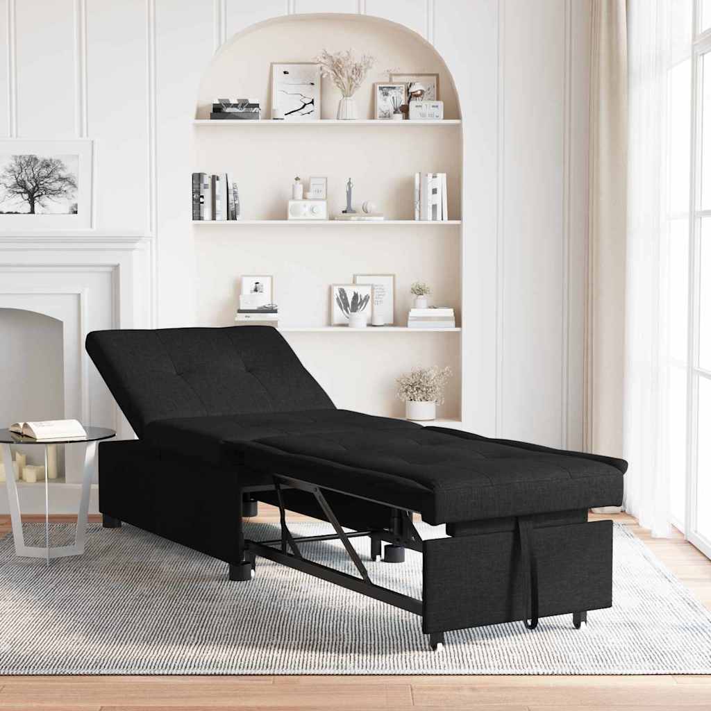 JUNG Vida Schlafsofa 50cm Schwarz Sperrholz