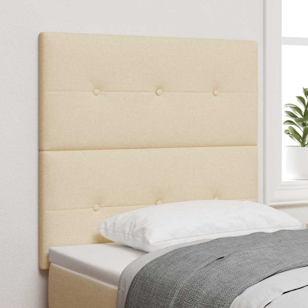 JUNG Vida Kopfteil mit Kopfteil Creme 80 cm Kunstleder