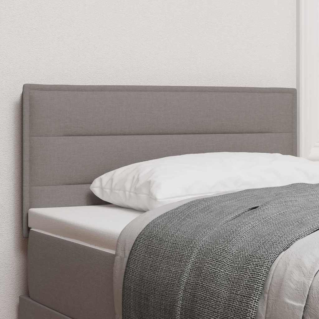 JUNG Vida LED Kopfteil mit LED-Lichtleisten Taupe 80 cm Polyester