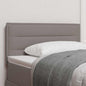 JUNG Vida LED Kopfteil mit LED-Lichtleisten Taupe 80 cm Polyester