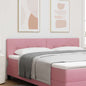 JUNG Vida LED Kopfteil mit LED-Lichtleisten Rosa 180 cm Polyester