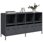 JUNG Vida Sideboard Anthrazit 135x39x73,5 cm Kaltgewalzter Stahl