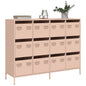 JUNG Vida Sideboard Rosa 135x39x103,5 cm Kaltgewalzter Stahl