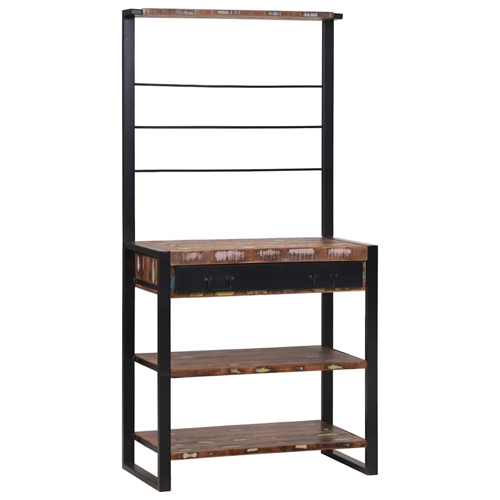 JUNG Vida Küchenregal Mehrfarbig und Schwarz 80 x 40 x 160 cm