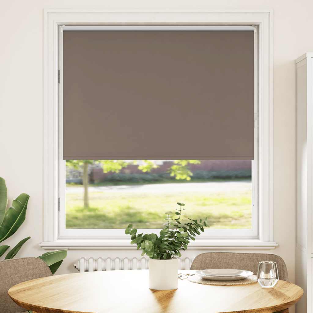 JUNG Vida Verdunkelungsrollo Kaffeebraun 90x130cm Stoffbreite 85,7 cm