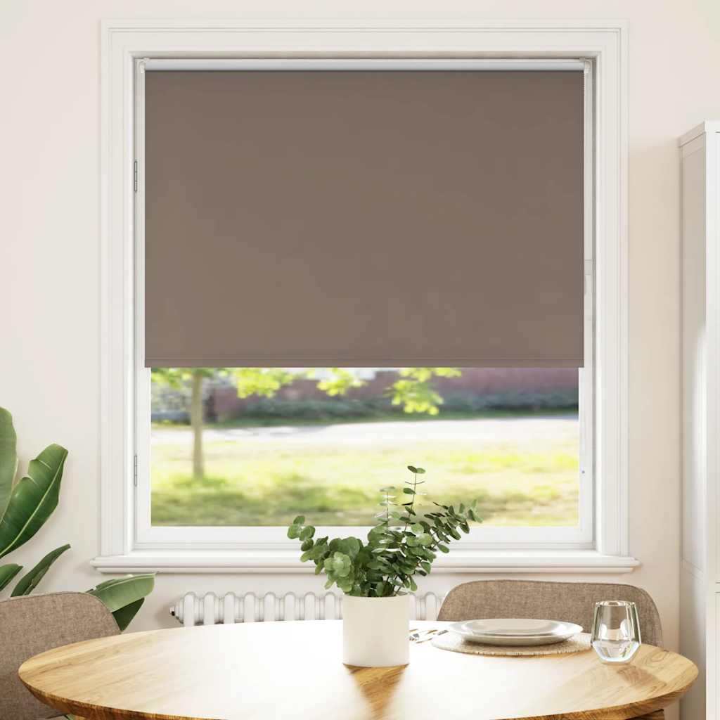 JUNG Vida Verdunkelungsrollo Kaffeebraun 90x175cm Stoffbreite 85,7 cm