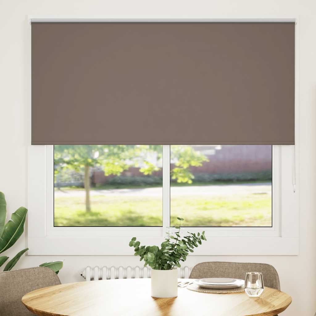 JUNG Vida Verdunkelungsrollo Kaffeebraun 165x175 cm Stoffbreite 161,6 cm