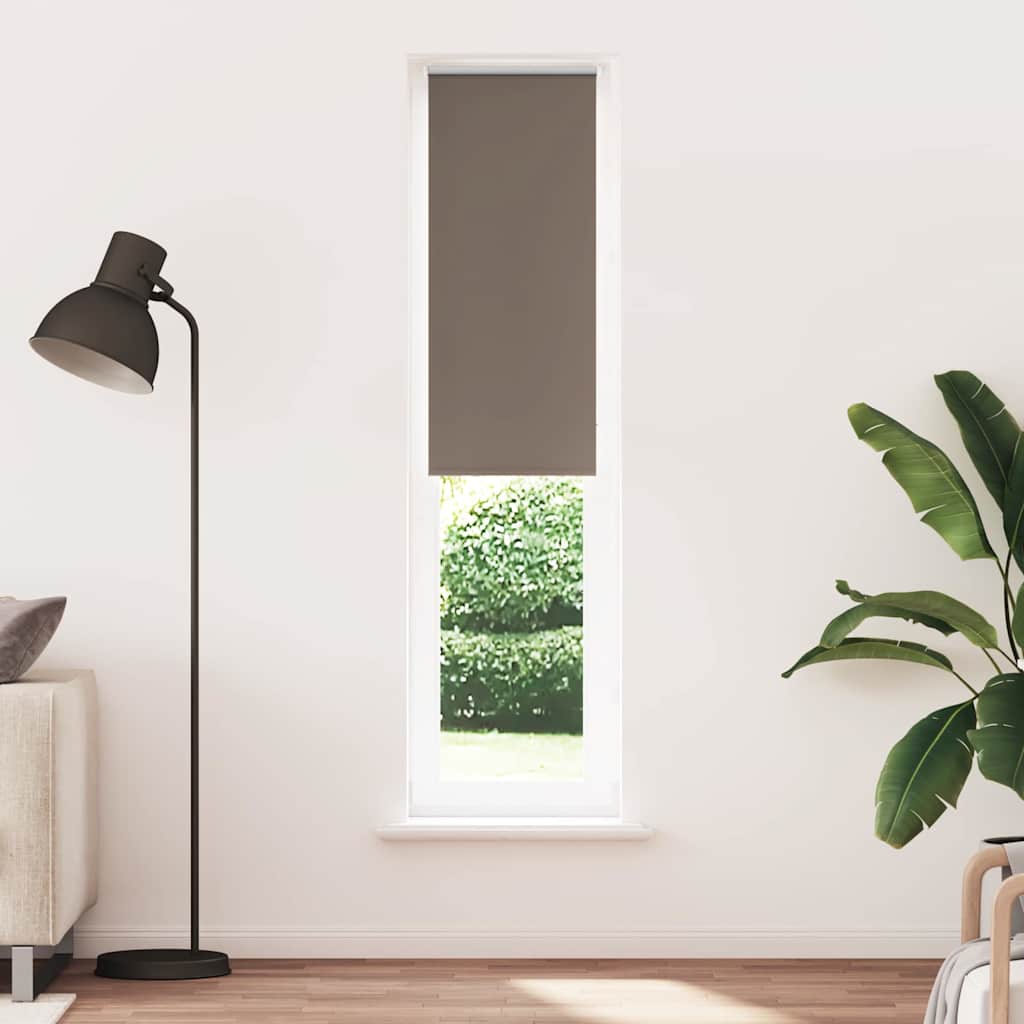 JUNG Vida Verdunkelungsrollo Kaffeebraun 40x210cm Stoffbreite 35,7 cm