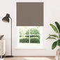 JUNG Vida Verdunkelungsrollo Kaffeebraun 140x230 cm Stoffbreite 136,6 cm