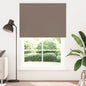 JUNG Vida Verdunkelungsrollo Kaffeebraun 150x230cm Stoffbreite 146,6 cm