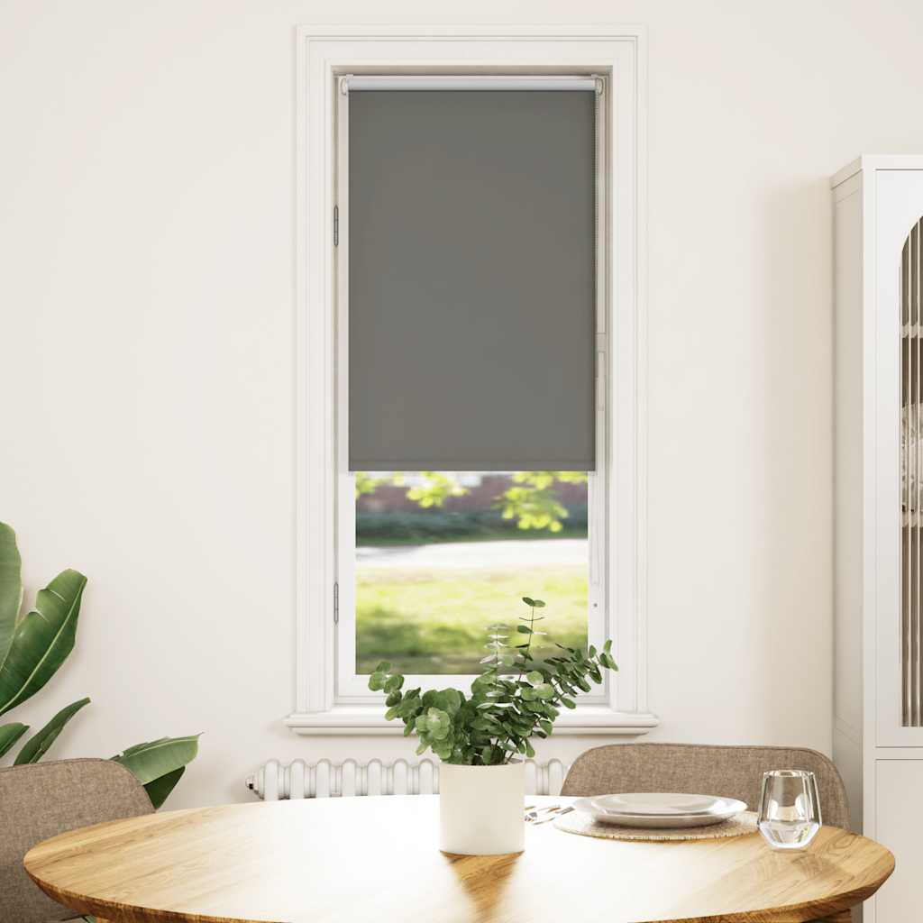 JUNG Vida Verdunkelungsrollo Grau 45x150 cm Stoffbreite 40,7 cm Polyester