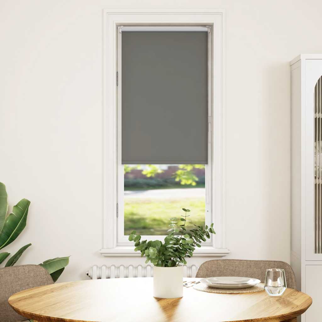JUNG Vida Verdunkelungsrollo Grau 60x175 cm Stoffbreite 55,7 cm Polyester