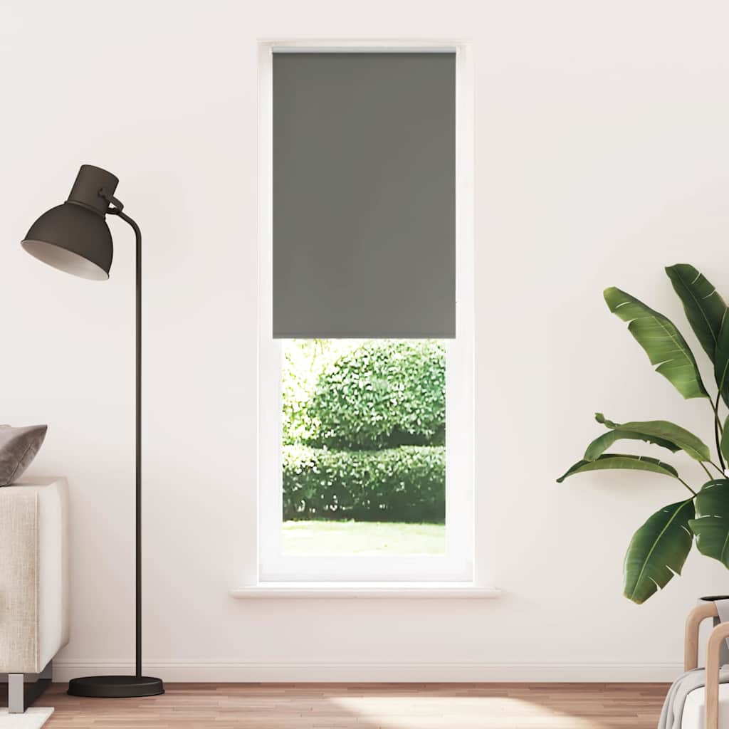 JUNG Vida Verdunkelungsrollo Grau 65x230 cm Stoffbreite 60,7 cm Polyester