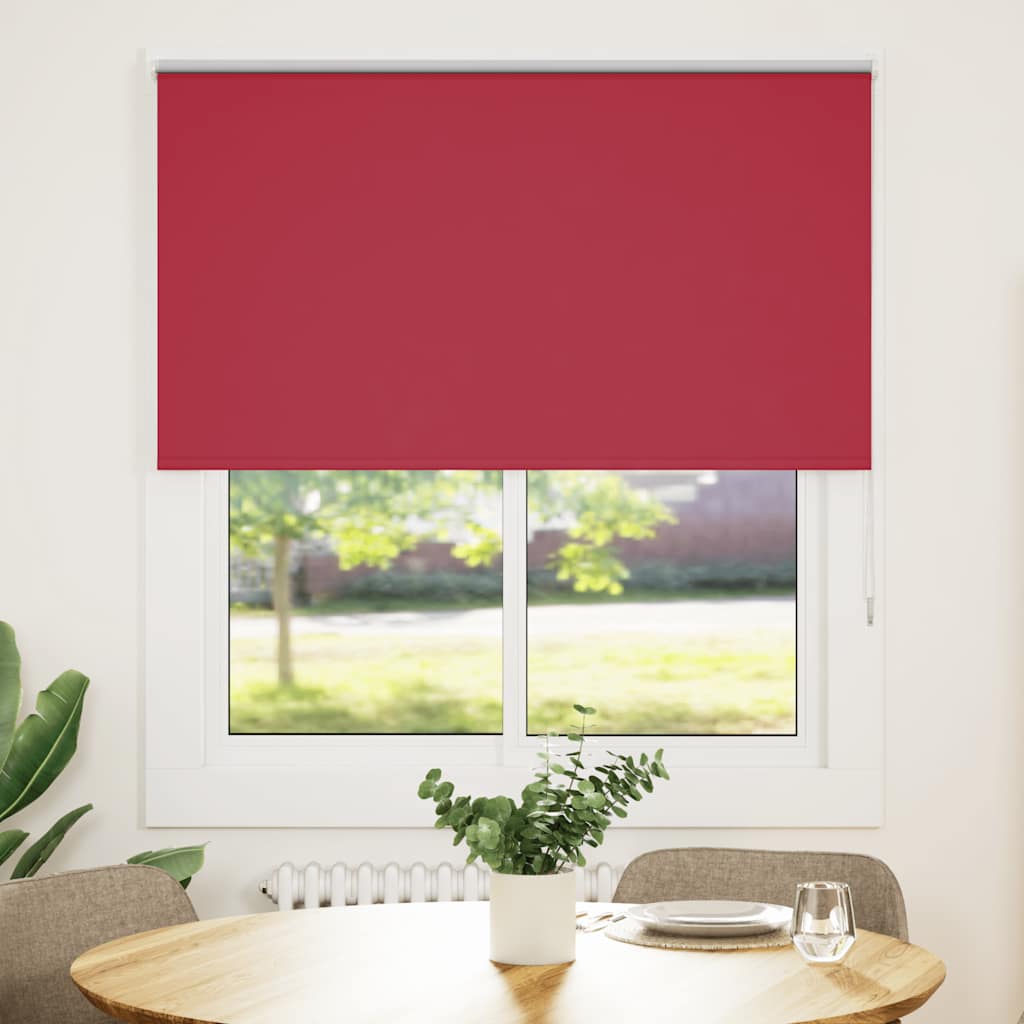 JUNG Vida Verdunkelungsrollo Rot 135x175cm Stoffbreite 131,6cm Polyester
