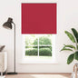 JUNG Vida Verdunkelungsrollo Rot 135x210cm Stoffbreite 131,6cm Polyester