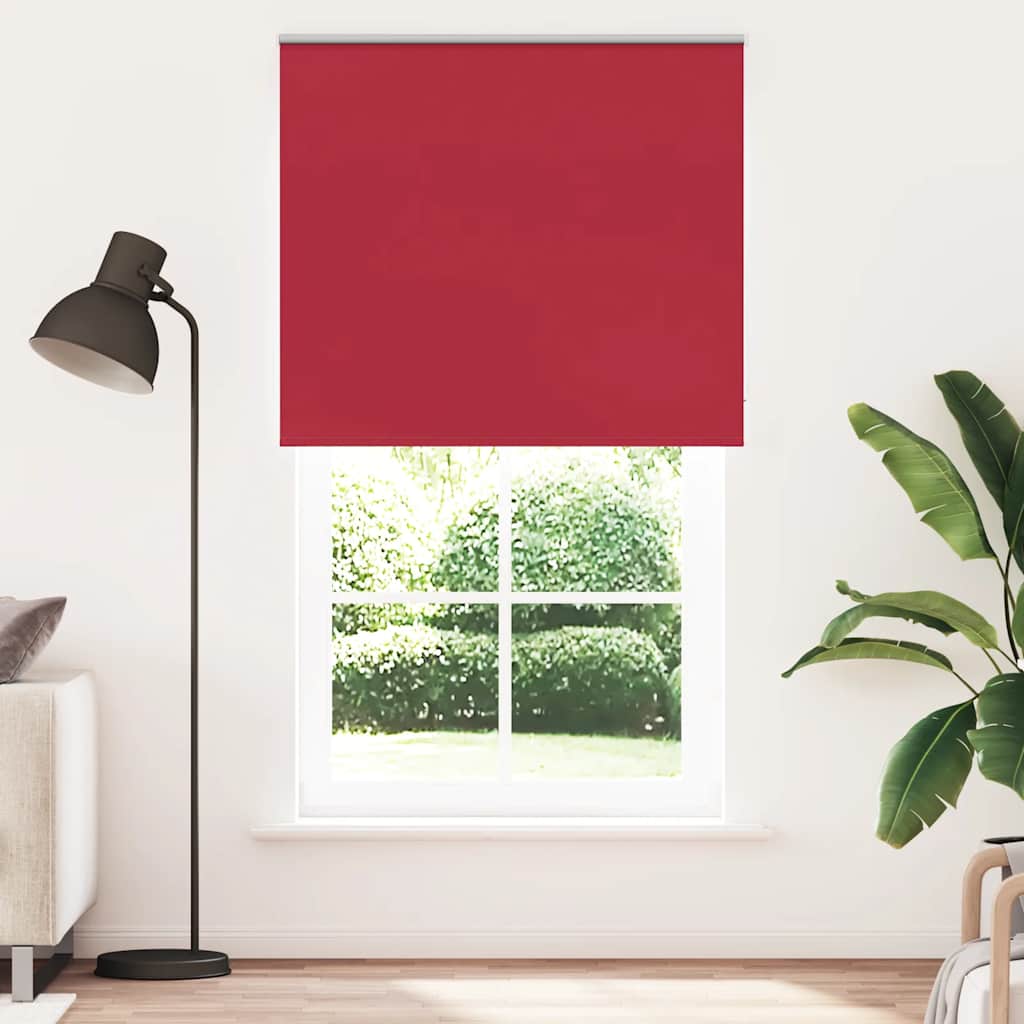 JUNG Vida Verdunkelungsrollo Rot 125x230cm Stoffbreite 121,6cm Polyester