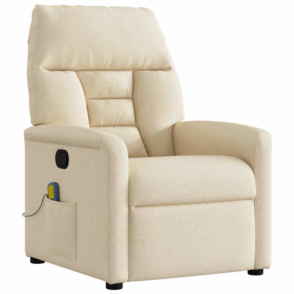 JUNG Vida Massagesessel Creme Stoff