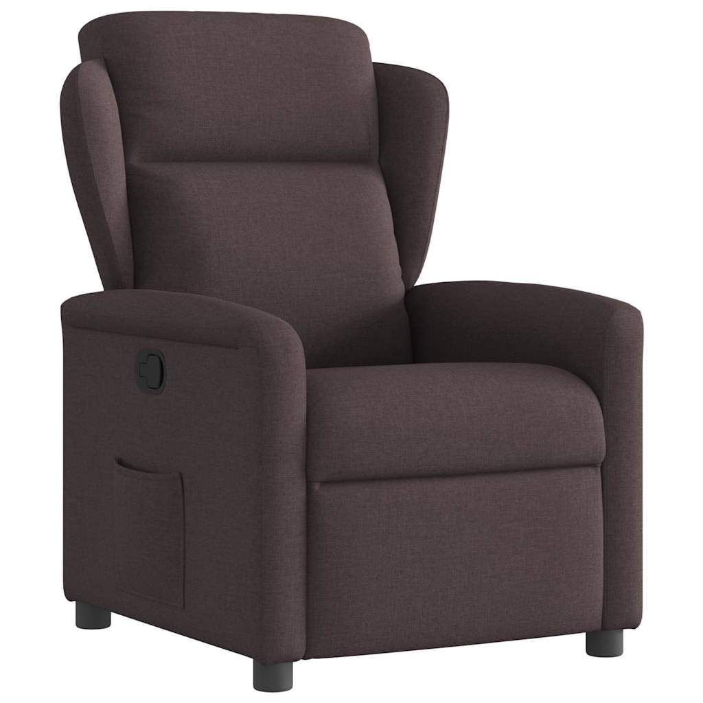 JUNG Vida Relaxsessel Dunkelbraun Stoff