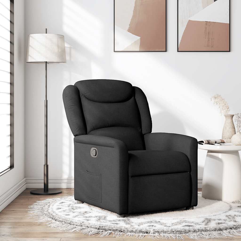 JUNG Vida Relaxsessel Schwarz Stoff