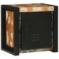 JUNG Vida Badezimmerschrank mit Regal Braun Massives upgecyceltes Holz