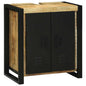 JUNG Vida Waschbeckenunterschrank Braun 55 x 35 x 60 cm Massivholz Mango