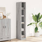 JUNG Vida Kleiderschrank Grau Sonoma 30x50x200 cm Holzwerkstoff