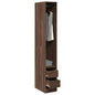 JUNG Vida Kleiderschrank Braun Eichen-Optik 30x50x200 cm Holzwerkstoff