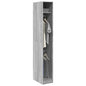 JUNG Vida Kleiderschrank Grau Sonoma 30x50x200 cm Holzwerkstoff