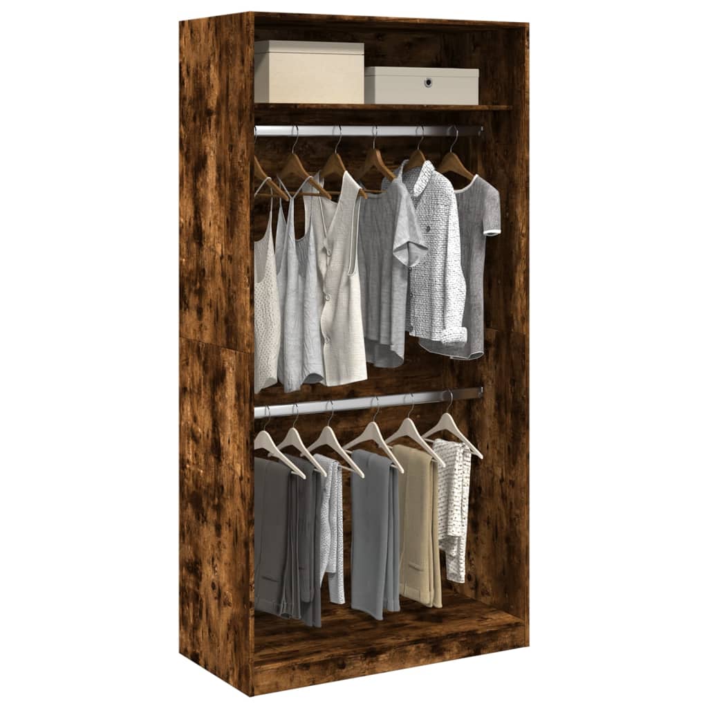 JUNG Vida Kleiderschrank Räuchereiche 100x50x200 cm Holzwerkstoff