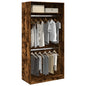 JUNG Vida Kleiderschrank Räuchereiche 100x50x200 cm Holzwerkstoff