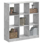 JUNG Vida Bücherregal Betongrau 102x32x108 cm Holzwerkstoff