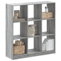JUNG Vida Bücherregal Grau Sonoma 102x32x108 cm Holzwerkstoff
