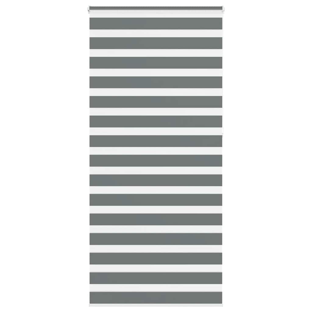 JUNG Vida Doppelrollo Dunkelgrau 100x230 cm Stoffbreite 95,9 cm Polyester