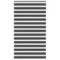 JUNG Vida Doppelrollo Schwarz 130x200 cm Stoffbreite 125,9 cm Polyester