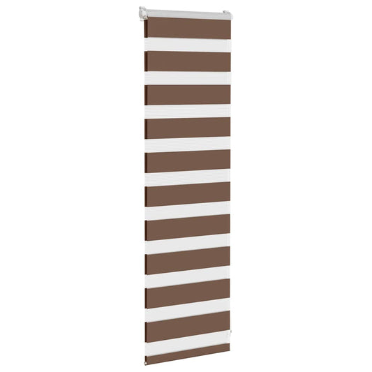 JUNG Vida Doppelrollo Braun 40x100 cm Stoffbreite 35,9 cm Polyester