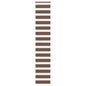JUNG Vida Doppelrollo Braun 40x230 cm Stoffbreite 35,9 cm Polyester
