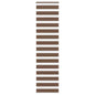 JUNG Vida Doppelrollo Braun 55x230 cm Stoffbreite 50,9 cm Polyester