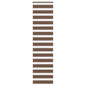 JUNG Vida Doppelrollo Braun 65x230 cm Stoffbreite 60,9 cm Polyester