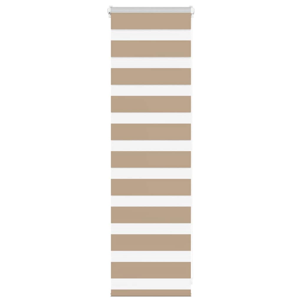 JUNG Vida Doppelrollo Sandbraun 50x100 cm Stoffbreite 45,9 cm Polyester